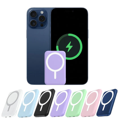 Power Bank Portable Charger Power Bank Power Bank Charger Magnetic Power Bank 5000Mah Magnetic Power Bank Magsafe Wireless Fast Charger for Iphone 12–17 Pro/Pro Max, Compact Portable Battery Pack Lithium Ion Travel Essential Usb Type
