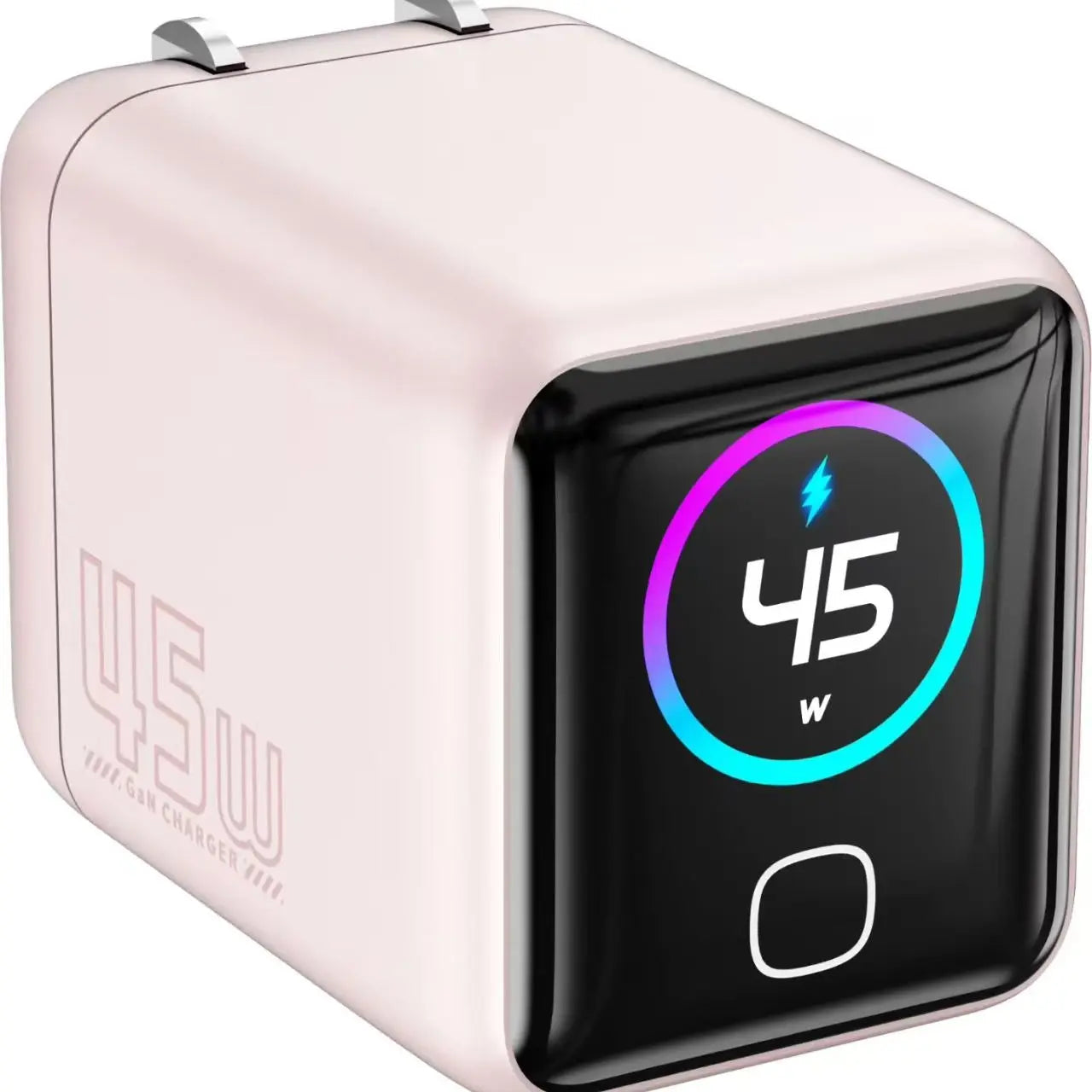 LISEN Neo Charger: Smartphone 45W USB-C Fast Charger Featuring Intelligent Device Recognition. Compact in Size, It Is Equipped with 180° Foldable Prongs and Is Compatible with the Iphone 17/16/15 Series, Macbook, and Apple Watch #Summervibes