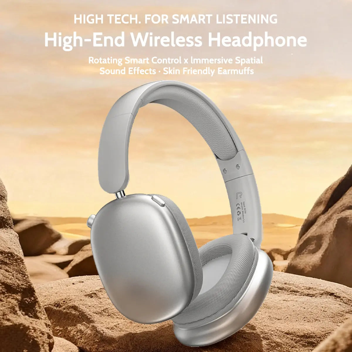 Wireless Over-Ear Headphone,Bluetooth-Compatible Headset for Sports,Gaming